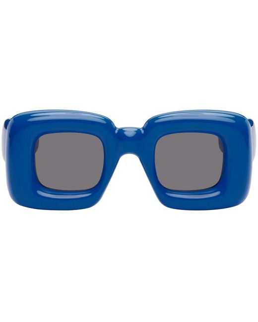 LOEWE INFLATE SQUARE SUNGLASSES BLUE