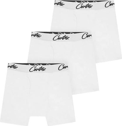 CORTEIZ ALLSTARZ  WHITE BOXERS (3 PACK)