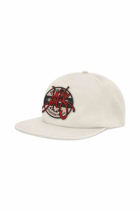 TRAVIS SCOTT CACTUS JACK REVERSE JACK WHITE HAT