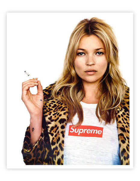 SUPREME X KATE MOSS ORIGINAL POSTER 2012 (30 X 24 INCHES, 76.2 X 61CM)