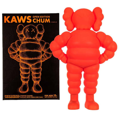 KAWS CHUM VINYL FIGURE ORANGE