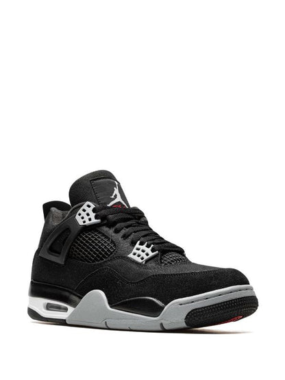 AIR JORDAN 4 RETRO BLACK CANVAS