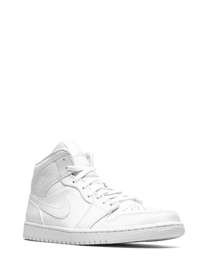 AIR JORDAN 1 MID TRIPLE WHITE