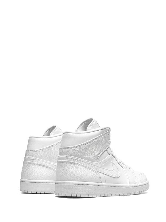 AIR JORDAN 1 MID TRIPLE WHITE