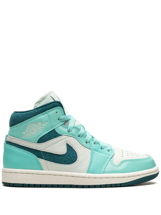AIR JORDAN 1 MID BLEACHED TURQUOISE W