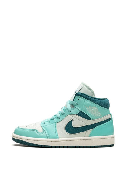 AIR JORDAN 1 MID BLEACHED TURQUOISE W