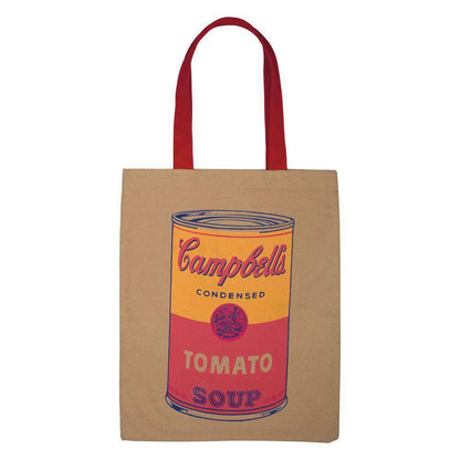 ANDY WARHOL CAMPBELL SOUP CANVAS TOTE BAG