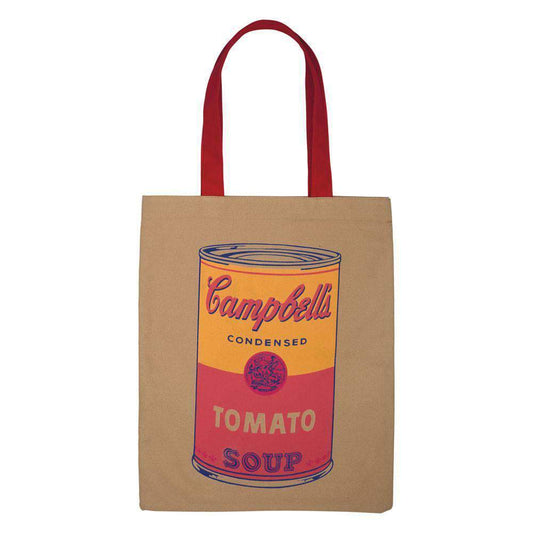 ANDY WARHOL CAMPBELL SOUP CANVAS TOTE BAG