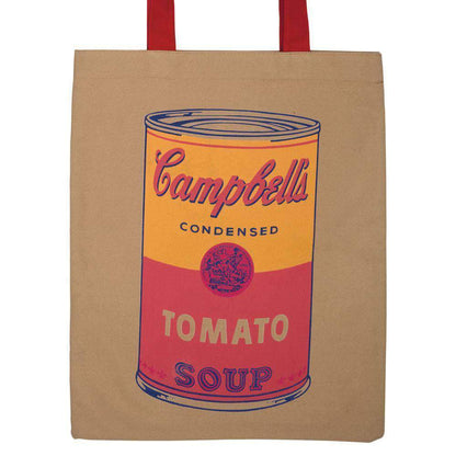 ANDY WARHOL CAMPBELL SOUP CANVAS TOTE BAG