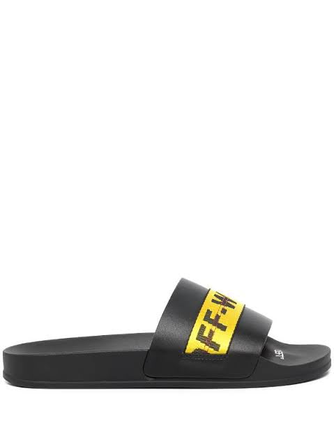 OFF-WHITE INDUSTRIAL POOL SIDER BLACK