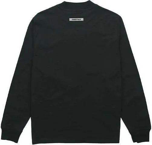 FEAR OF GOD ESSENTIALS FW20 LONG SLEEVE LOGO TEE 'BLACK'