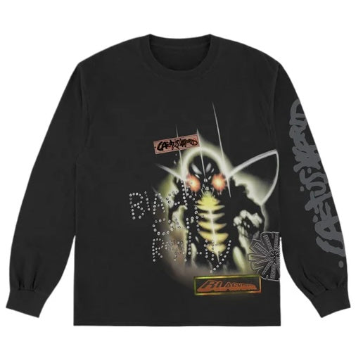 TRAVIS SCOTT BEETLE JACK LONGSLEEVE T-SHIRT BLACK