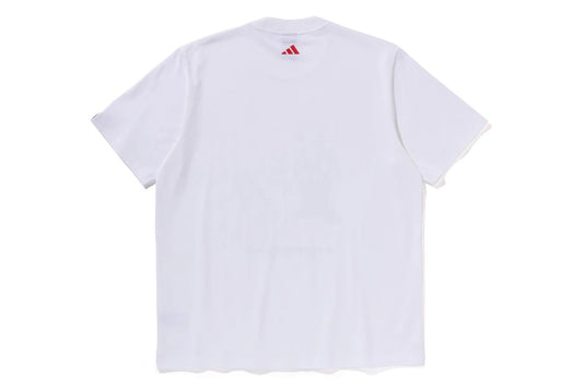 ADIDAS X  BAPE X DAME 9 GRAPHIC TEE WHITE