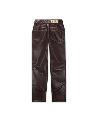 JORDAN X MASON CHATEAU ROUGE LEATHER PANTS