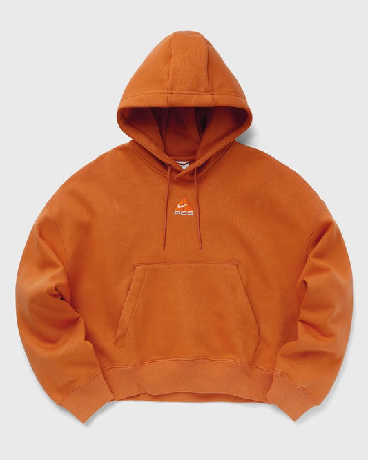 NIKE X ACG THERMA-FIT FLEECE HOODIE ORANGE (W)