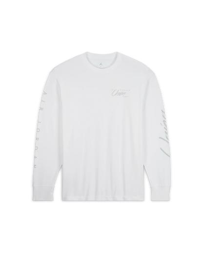 JORDAN X UNION LONG SLEEVE T-SHIRT WHITE
