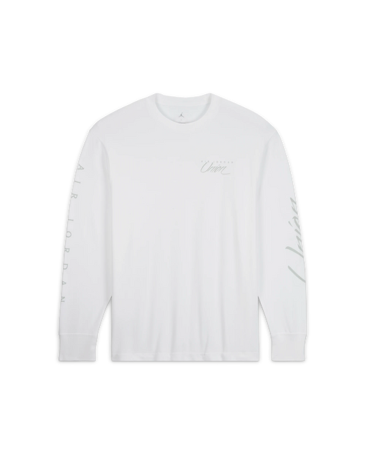 JORDAN X UNION LONG SLEEVE T-SHIRT WHITE