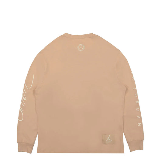 JORDAN X UNION LONG SLEEVE T-SHIRT BEIGE